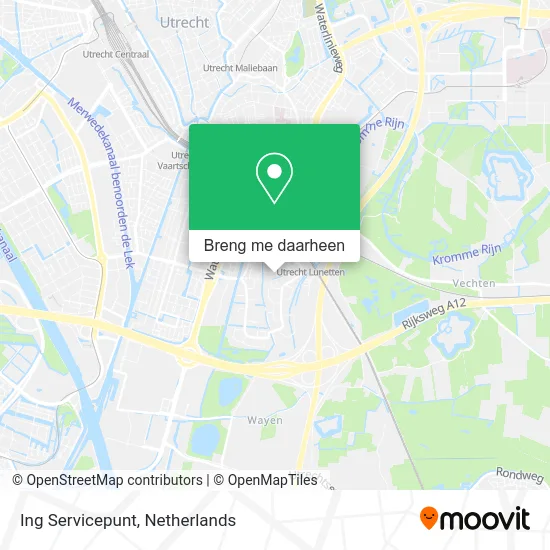 Ing Servicepunt kaart