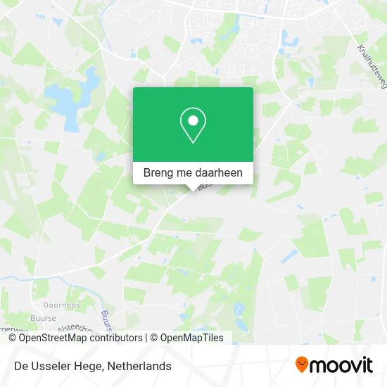 De Usseler Hege kaart