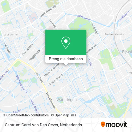 Centrum Carel Van Den Oever kaart