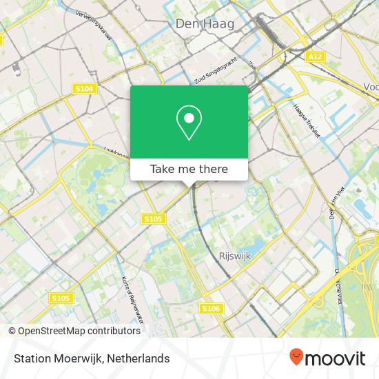 Station Moerwijk kaart