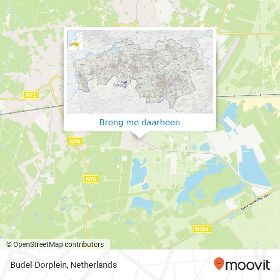 Budel-Dorplein kaart