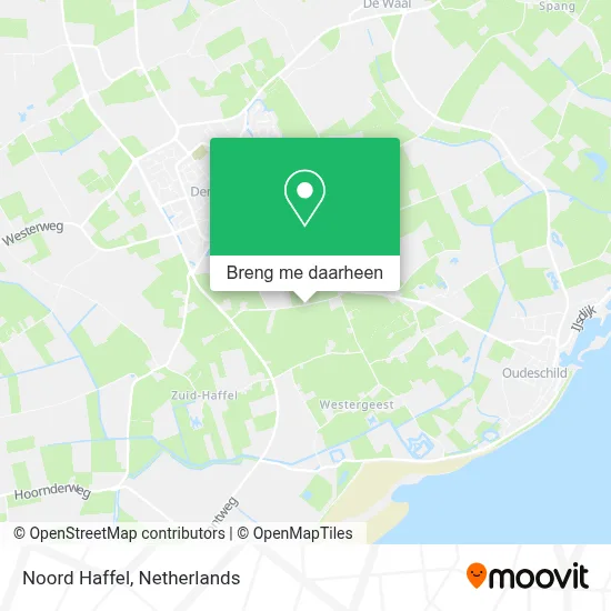 Noord Haffel kaart