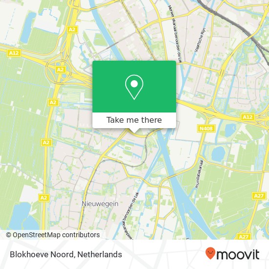 Blokhoeve Noord kaart