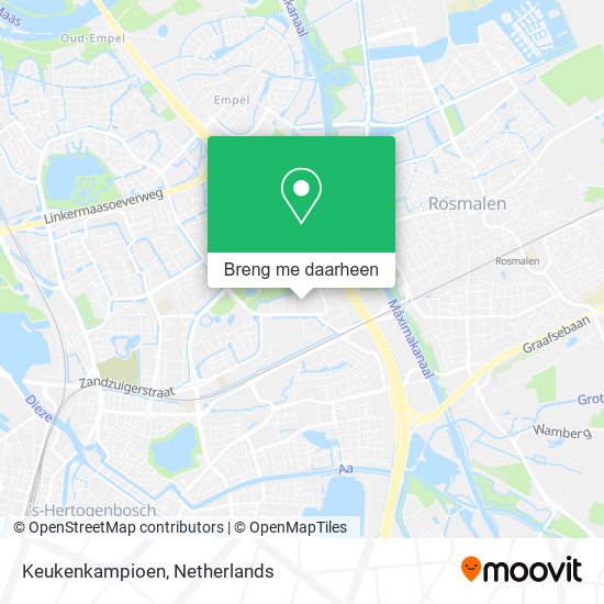 Keukenkampioen kaart