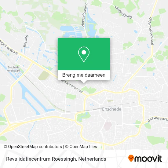 Revalidatiecentrum Roessingh kaart