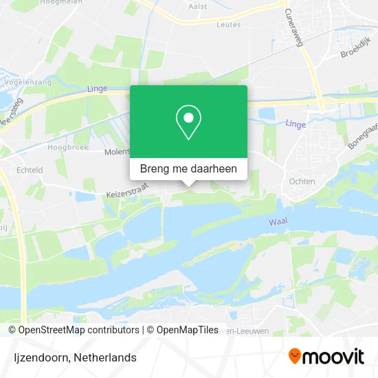 Ijzendoorn kaart