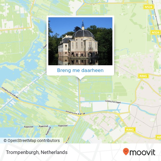 Trompenburgh kaart