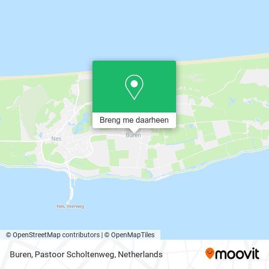 Buren, Pastoor Scholtenweg kaart