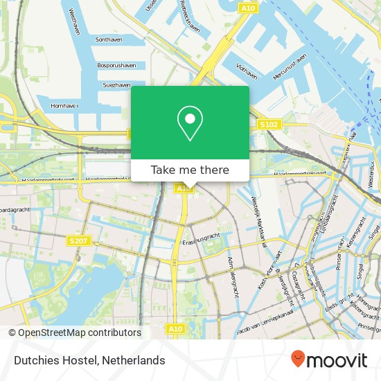 Dutchies Hostel kaart