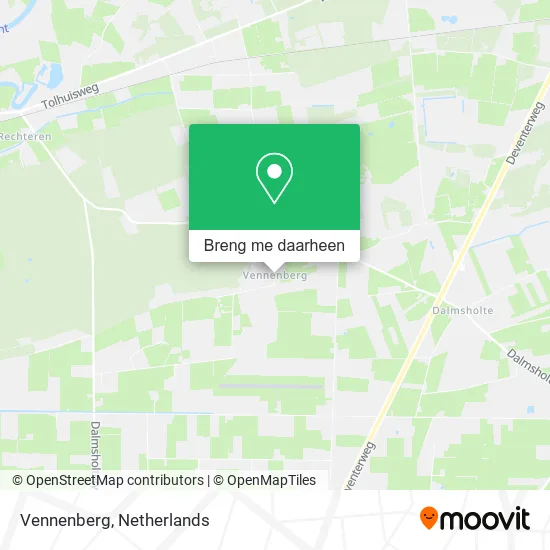 Vennenberg kaart