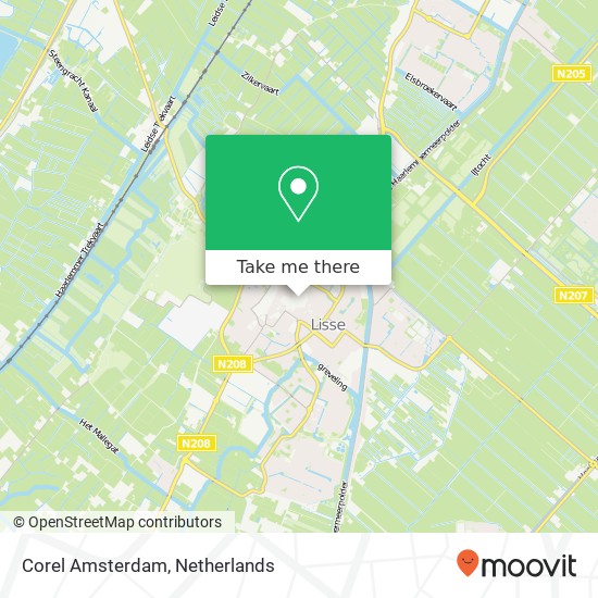 Corel Amsterdam kaart