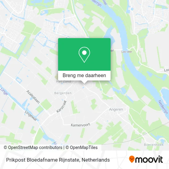 Prikpost Bloedafname Rijnstate kaart