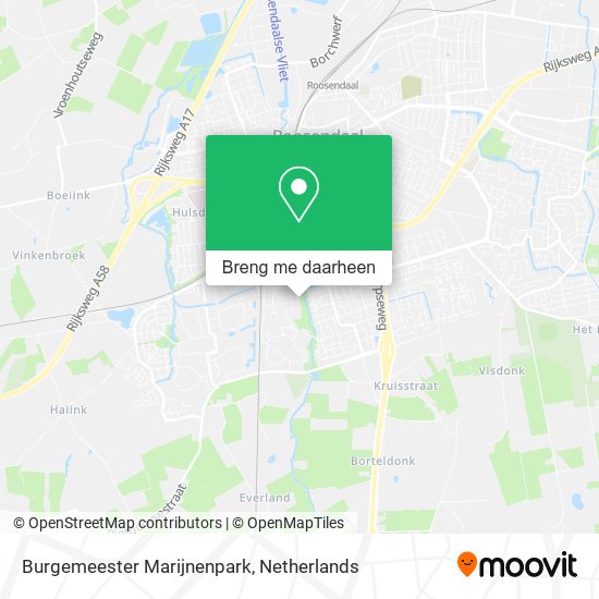 Burgemeester Marijnenpark kaart