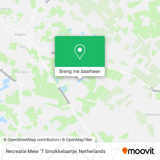 Recreatie Meer 'T Smokkelaartje kaart