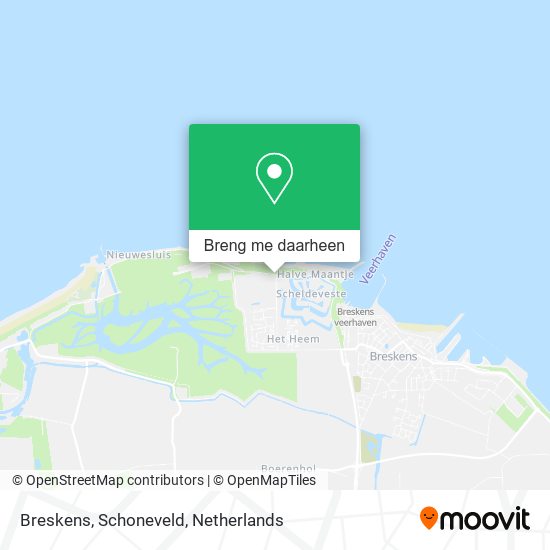 Breskens, Schoneveld kaart