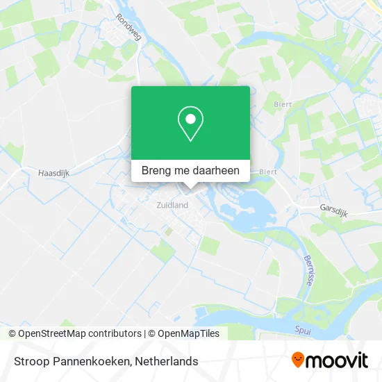 Stroop Pannenkoeken kaart