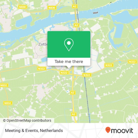 Meeting & Events kaart