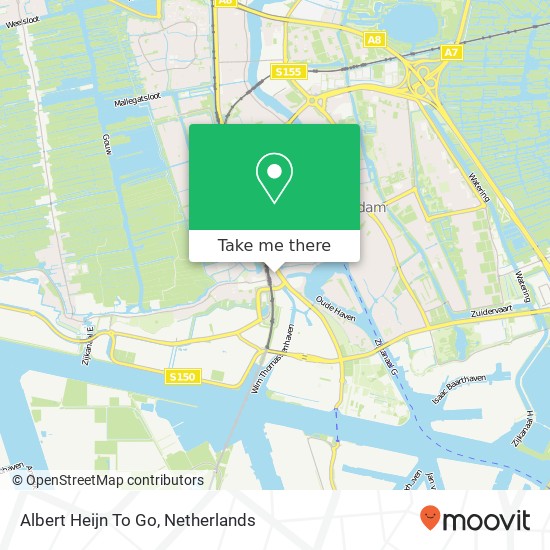 Albert Heijn To Go kaart