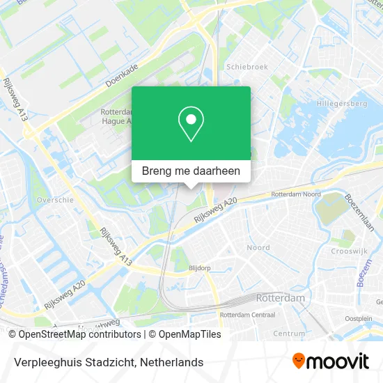 Verpleeghuis Stadzicht kaart