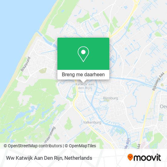 Ww Katwijk Aan Den Rijn kaart