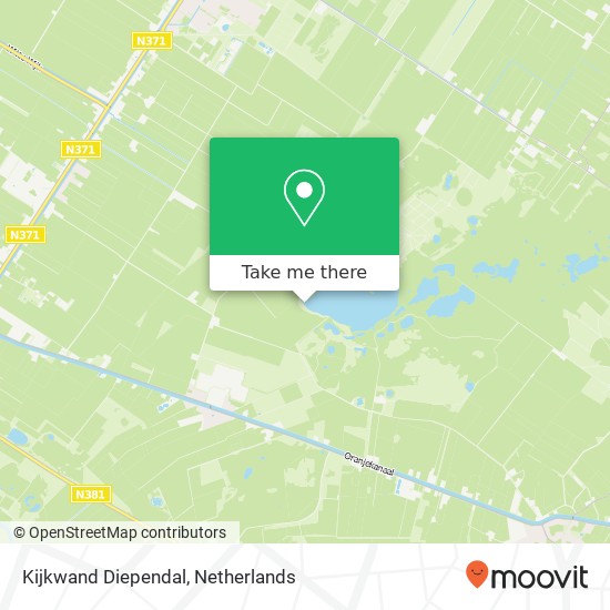 Kijkwand Diependal kaart