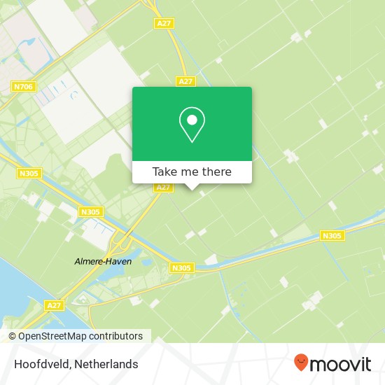 Hoofdveld kaart