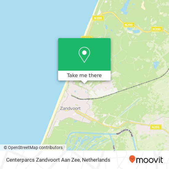 Centerparcs Zandvoort Aan Zee kaart