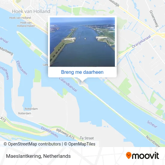 Maeslantkering kaart