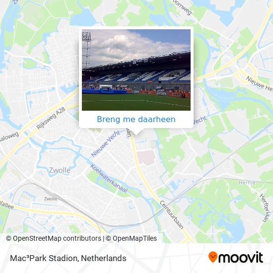 Mac³Park Stadion kaart