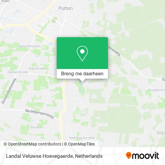 Landal Veluwse Hoevegaerde kaart