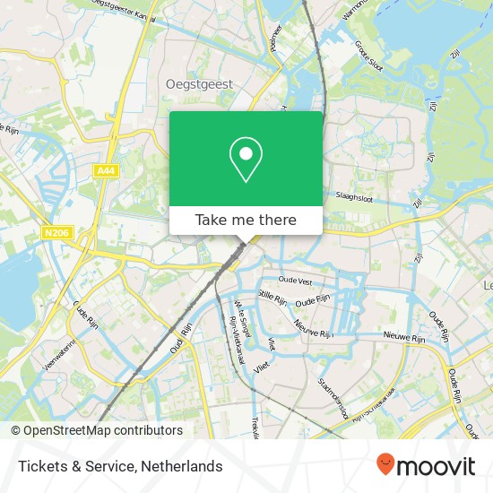 Tickets & Service kaart