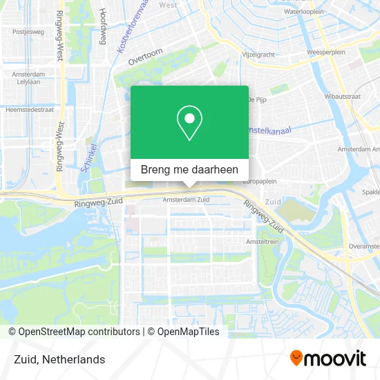 Zuid kaart