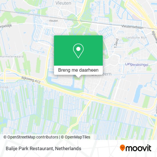 Balije Park Restaurant kaart