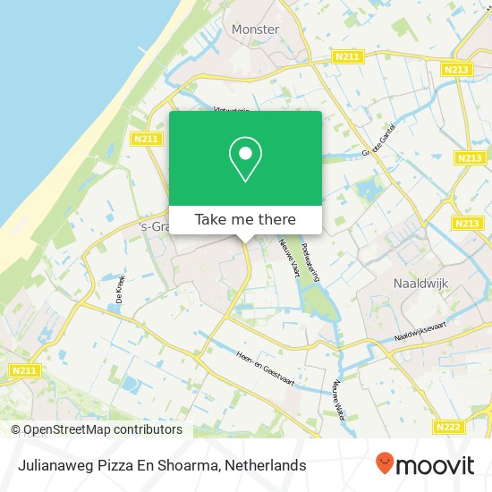 Julianaweg Pizza En Shoarma kaart