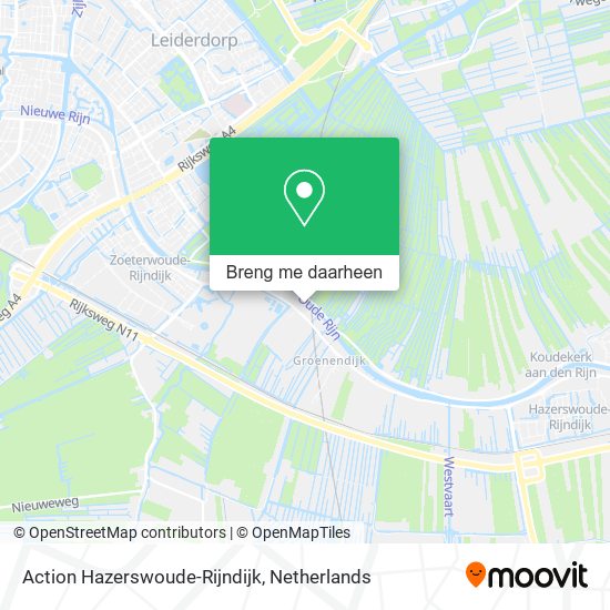 Action Hazerswoude-Rijndijk kaart