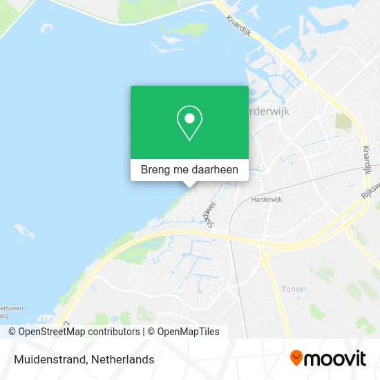 Muidenstrand kaart
