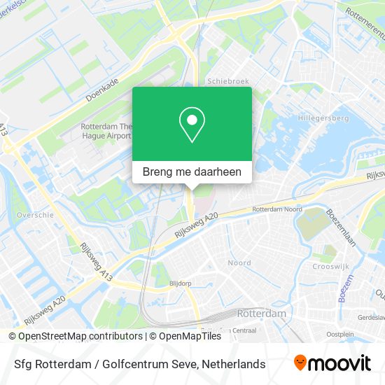 Sfg Rotterdam / Golfcentrum Seve kaart
