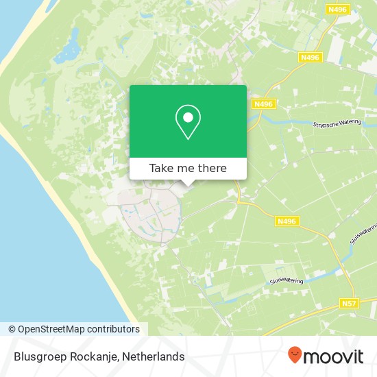 Blusgroep Rockanje kaart