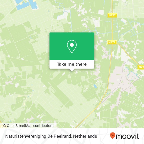 Naturistenvereniging De Peelrand kaart