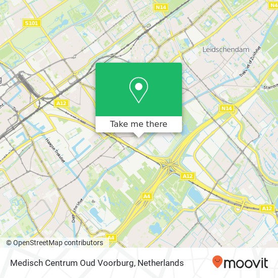 Medisch Centrum Oud Voorburg kaart
