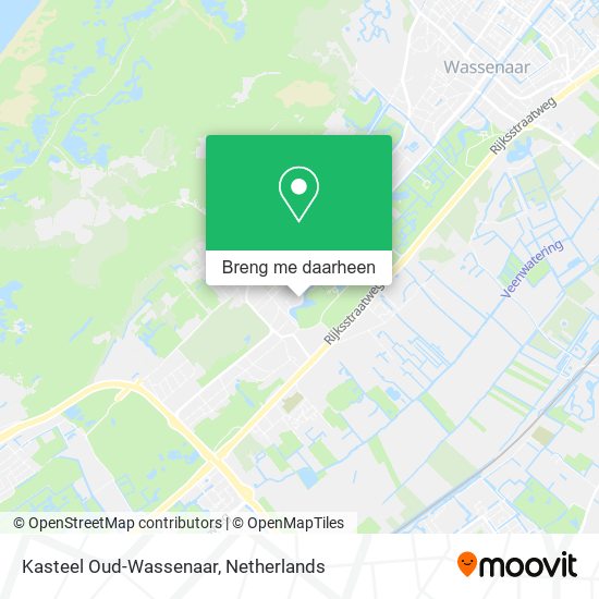 Kasteel Oud-Wassenaar kaart