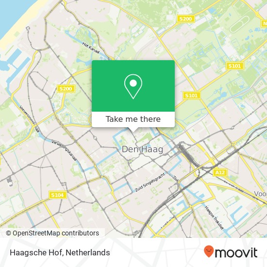 Haagsche Hof kaart