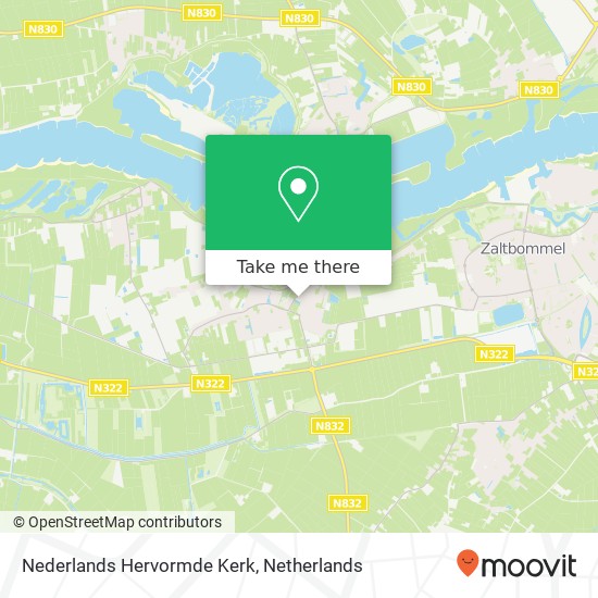Nederlands Hervormde Kerk kaart