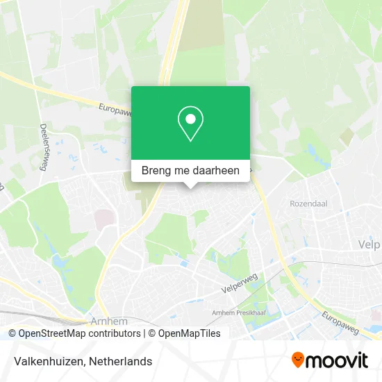 Valkenhuizen kaart