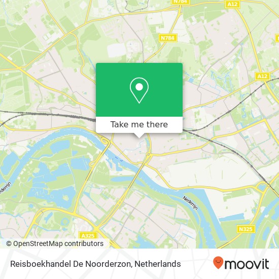 Reisboekhandel De Noorderzon kaart