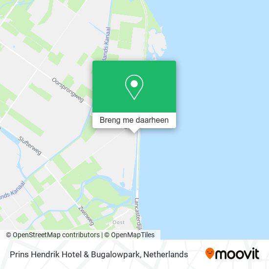 Prins Hendrik Hotel & Bugalowpark kaart