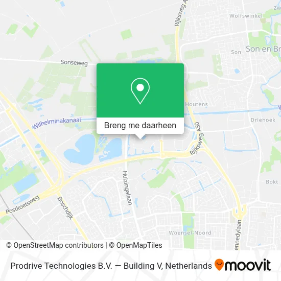 Prodrive Technologies B.V. — Building V kaart