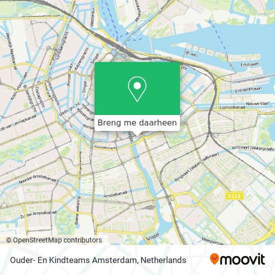 Ouder- En Kindteams Amsterdam kaart