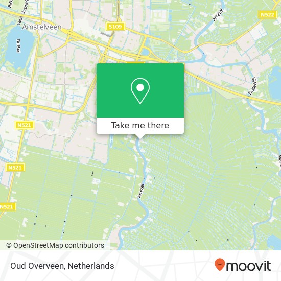 Oud Overveen kaart