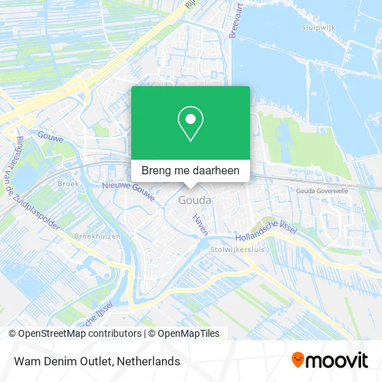 Wam Denim Outlet kaart